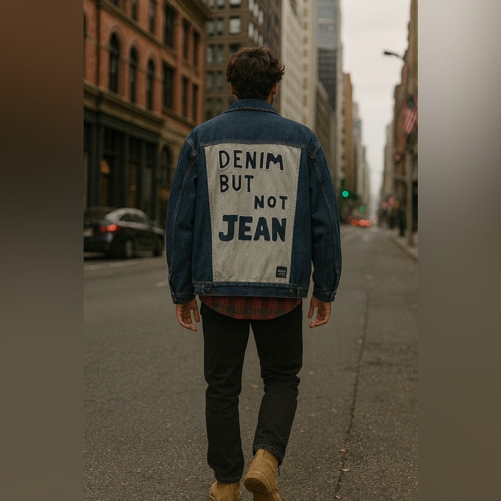Vintage Marithé + François Girbaud Oversized Denim Trucker Jacket